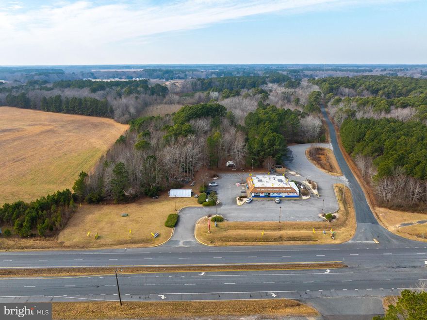 Iconic Eastern Shore Commercial Opportunity on Route 13. Offered for sale, known for decades, Great Machipongo Clam Shack—an established restaurant + seafood retail concept on a  5.98± acre parcel with a 4,286± SF standalone building, abundant on-site parking. exceptional frontage on Rt. 13/Lankford Highway. With approx. 400 sf +/- of highway frontage, this property offers a rare “billboard you own” presence for businesses seeking visibility and accessibility. The property also has approx. 483 ft. +/- on Hare Valley Drive. 

The property isn’t just a restaurant — it sits on an parcel zoned Existing Business (EB). The parcel’s size and configuration allow for future expansion or subdivision into multiple pad sites (subject to county approvals). Existing improvements provide flexibility for continued use, adaptive reuse, or redevelopment. An estimated 22,000 vehicles per day pass the site.

Strategically nestled between Cape Charles and Exmore, Virginia, the site benefits from traffic traveling between popular vacation destinations, residential communities, and regional service centers — all contributing to consistent daytime and seasonal visitation