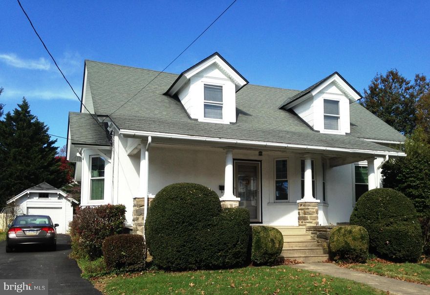 A very rare find in Havertown! 4BR/2BA Single Home with Private Driveway and Garage. Lovingly cared for and maintained by the same owner for many years. Original Hardwood Floors in great condition, New Hot Water Tank (2018), Heater only 5 yrs old (2013), New 1st Fl bathroom sink & faucet (2018), New Kitchen faucet (2018) 15 windows (2014). Yes, the house needs updating and is accordingly priced for an as-is closing. 2 Bedrooms and Full Bath on the first floor Plus 2 Bedrooms and Full Bathroom on the 2nd Fl PLUS a large family room/playroom area on the second floor outside of the two bedrooms. Sit out on the large front porch and enjoy your morning coffee. Gorgeous view of the fenced in back yard and  flowering dogwood tree from the kitchen picture window. Basement is dry and ready to be finished. Great location within walking distance to restaurants, pubs, library, schools, and the soon to open Kelly Center for Music, Arts & Community!