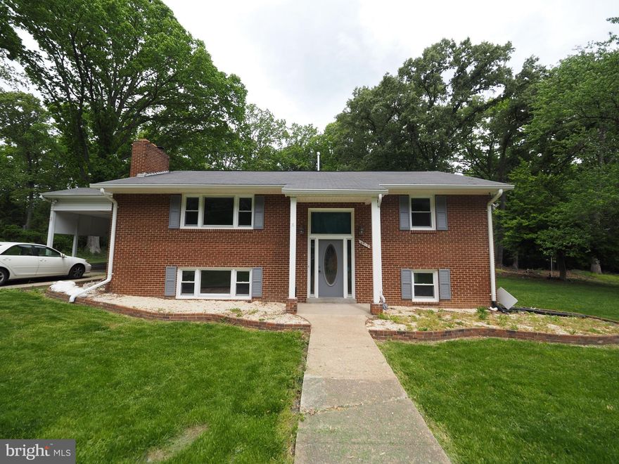 Very unusual property with some great features. Large circular driveway, carport, detached two car garage, one more outbuildings, covered picnic area, over 2 acres.... So... the roof has been replaced, windows upgraded, new HVAC, Electrical Panel, there are some hardwood floors, two fireplaces... but being sold in as-is condition. Loads of potential.. great schools, really convenient location.