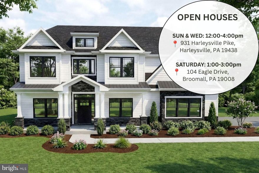 Welcome to this exclusive two-home enclave in desirable West Whiteland Township, located within the sought-after West Chester Area School District. Each spacious ½-acre homesite offers a rare blend of privacy and convenience, set on a quiet road just minutes from everyday amenities.

This limited offering is set within a serene, charming setting, with award‑winning schools and easy access to major routes, shopping, and dining — striking the perfect balance between peaceful suburban living and modern convenience.

As you enter the Clayton home, you will find a light-filled study perfectly located off the foyer. This open floor plan is full of luxury elements. Enjoy entertaining in the great room that spills into the bright and airy breakfast room and kitchen featuring a gourmet island. Continue upstairs to the owner’s suite equipped with a spacious walk-in closet and spa-like bath, 3 additional guest bedrooms, and a full guest bathroom.  Customize the basement with options such as additional living space, guest bedroom, full or partial bathroom, and extra storage space.