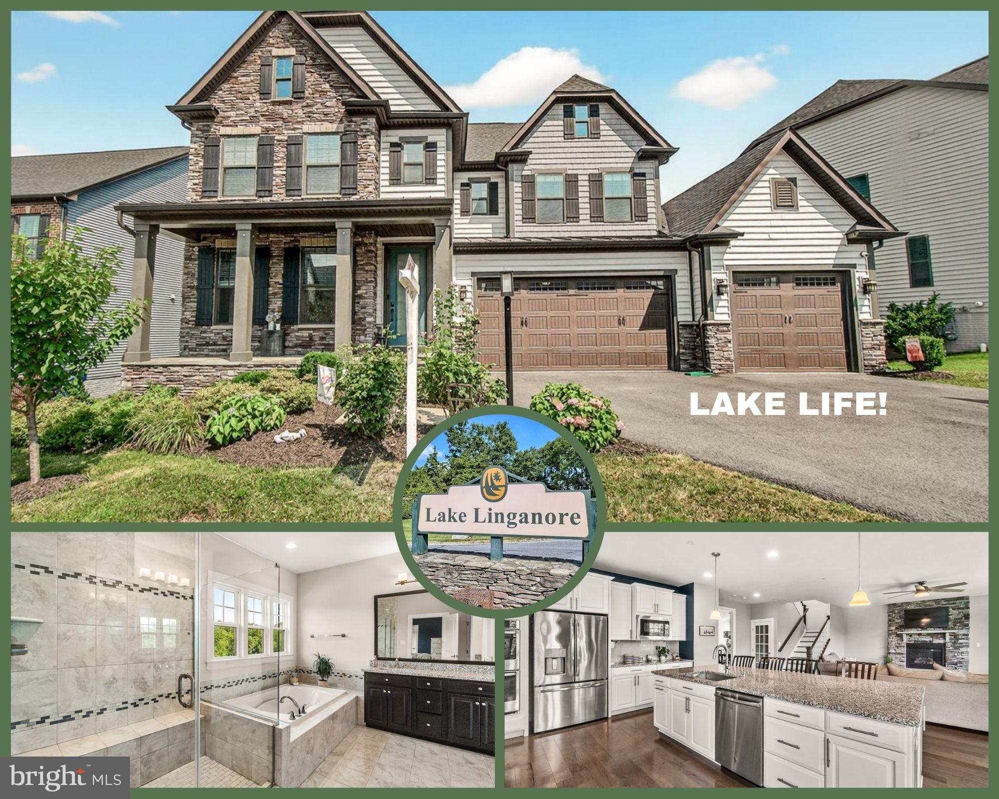 Welcome to this stunning 4-bedroom, 4.5-bath luxury stone-front colonial, perfectly situated on a quiet cul-de-sac in the highly desirable Lake Linganore community. This sought-after Tyler model is a rare find with a spacious 3-car garage. Plus, it has an open floor plan, finished basement, home office, and modern smart-home upgrades throughout.
From the moment you arrive, the timeless curb appeal, covered front porch, and professionally landscaped yard set the tone for what’s inside. Step into a bright, airy layout filled with natural light, recessed lighting in every room, dual-zone HVAC with Nest thermostats, in-ceiling surround sound, and a built-in WiFi booster.
At the heart of the home is the gourmet chef’s kitchen, featuring stainless steel appliances, upgraded granite countertops, a gas cooktop, double wall ovens, a massive island with seating, and an oversized walk-in pantry that is perfect for everyday living and entertaining. A private main-level office provides the ideal work-from-home setup.
Upstairs, you’ll find generously sized bedrooms with walk-in closets. The luxurious primary suite is a true retreat with a spa-style bathroom featuring a soaking tub, glass-enclosed shower, and dual vanities.
The fully finished walkout basement offers even more living space with a rough-in for a wet bar and a full bathroom...perfect for a rec room, gym, or a guest suite.
Step outside to your covered deck and fully fenced backyard backing to mature trees, providing privacy and plenty of space for outdoor living, play, and entertaining. Additional upgrades include hard-wired security cameras and motion-sensor flood lights.
Living in Lake Linganore means access to an unmatched lifestyle: private lake with boating, fishing, and kayaking, sandy beaches, community pools, tennis courts, pickleball, hiking and biking trails, disc golf, playgrounds, farmers markets, summer concerts, and year-round community events.
Conveniently located near I-270, I-70, shopping, dining, and top-rated schools, this home truly checks every box.
✨ Don’t miss your chance to own an almost new home in Lake Linganore. Schedule your private showing today!