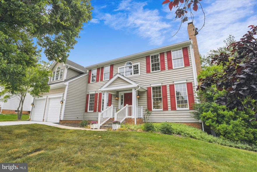 Spacious Center Hall Colonial in sought after Hunt Valley Station! Don't miss out on this gorgeously updated home with 5/6 Bedrooms ( 5 large Bedrooms on the 2nd level!), 3 and 1/2 Baths,  2 Trex Decks, 2 Fireplaces, large Gourmet Kitchen, Great Room off of Kitchen,  Main Level Office, Dining Room,  Living Room, Main level Laundry Room with adjacent Mud Room, attached 2 car garage, partially finished walk out Basement, abundant storage space and more! This one truly has it all!
The welcoming  2 level soaring entrance with gleaming hardwood floors  leads to an eat-in Kitchen that is a cook's delight. The oversized Kitchen is perfectly reworked and organized for todays living with granite countertops, upgraded stainless appliances, granite center island with cooktop,  new gas range, built-in microwave, wall oven, ample dining space & access to a back deck. A mud room area with built-in cubbies &  separate Laundry Room are tucked away off of the Kitchen with easy access to the attached 2 car garage.  The freshly painted, sun-filled Great Room has cathedral ceilings,  Fireplace and access to both  back Decks.  The home office is off of the Great Room with elegant custom wood moldings &  built-ins and has access to the 2nd private back Deck.  A separate Dining Room off the Kitchen, gracious Living Room with a fireplace & a Powder Room complete the Main Level. The 2nd Level provides space and privacy for everyone. There are 5 generously proportioned Bedrooms and 2 tastefully updated Full Baths. The large  Primary Bedroom includes a seating area, a beautifully remodeled  Bath with a rain  showerhead and 2 spacious closets.   There is yet more finished space in the expansive Lower level that includes a club room, remodeled Full Bath, potential 6th Bedroom & tons of additional storage space, and walk out access to the backyard.  Additional recent upgrades include new furnace (2023), Roof (2023),resurfaced garage floor (2023), Driveway (2023), stainless  dishwasher & gas range (2023) and more. See List of upgrades.  Professional photos coming Thursday 6/6. Open Saturday June 8 12-2