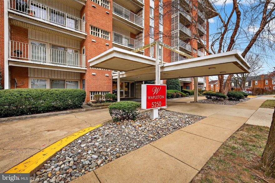 Beautifully updated 1BR/1BA Condo inside the beltway in Wapleton! Condo fee includes utilities!  Gorgeous floors with recessed lighting brings out the spacious feeling of the open floor plan. Beautiful louvered shutters in living room and bedroom! Oversized balcony with stunning treetop views. Updated Kitchen granite, white cabinetry, SS appliances, gas cooking. HVAC replaced 2019. Laundry room with top of the line commercial appliances on every floor. Extra storage unit in building. Great community w/ Pool. Easy access to Landmark INOVA, major commuter routes, parks, library, dining, entertainment/recreation & shopping!