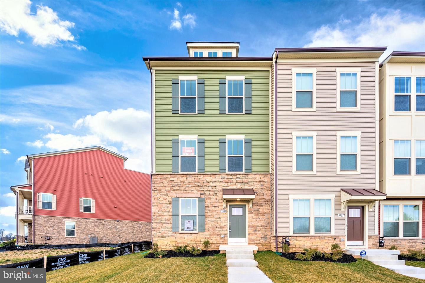 Fully bumped out 8 foot extension on this 4 level, end unit, Dan Ryan Homes Landon II model with 2 car garage townhouse.  All the upgrades.  Rooftop terrace off of finished loft with full bath.  Large deck off of main level kitchen with extended island and all the upgrades.  Property is prewired for an EV car charger.  The Villages of Urbana has incredible amenities with access to a private gym, three amazing pool complexes, basketball and tennis courts, playgrounds for kids, etc.  Walking distance to TWO amazing county run parks with baseball, football and soccer fields.  Also includes sheltered outdoor eating areas.  Sugarloaf Elementary is one block away.  Short distance to grocery, retail, banking and numerous restaurants.  Incredible commuter location with Rte 270, Rte 70, Rte 355, Rte 80 and Rte 85 all close by.  DO NOT MISS OUT ON THIS OPPORTUNITY.