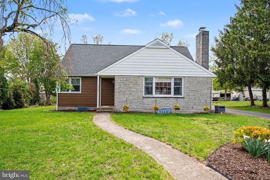 Welcome to 1310 Second Ave. in Gilbertsville. This home this a very deceivingly Large Cape Cod featuring 4 Bedrooms with 3 full baths with a 2-car detached garage on a beautiful .46-acre lot. As you enter the front door there is a spacious family room with a wood burning fireplace. The fireplace had a New Liner and Cap installed in 2022. Continuing there is a separate dining room along with a full-size kitchen with a Newer SS Gas Stove and SS Dish Washer. Finishing the first floor are two generously sized bedrooms and a full bathroom with new tile floor. Heading up to the second floor you have two very large bedrooms with walk-in closets, a full bathroom and storage area. The basement has been partially finished with a laundry area, workshop, plus ample finished space for an office, playroom, or family room. The basement also has a full bathroom, and a walk up exit to the back yard. Heading out to the back yard is a very nice patio area for entertaining friends and family.  An oversized two car garage with plenty of room for your lawn and garden equipment and a portable generator (which is included in the sale).  This property is located within walking distance of Douglass Park. The park includes an ADA accessible walking trail and picnic pavilions, playgrounds, a baseball/softball field, soccer/football fields renovated basketball courts, and a new tennis court and pickleball courts. You are close to downtown Gilbertsville for shopping and restaurants. You don’t want to Miss Out on this great Home,  MAKE YOUR APPIONTMENT TODAY !!!!