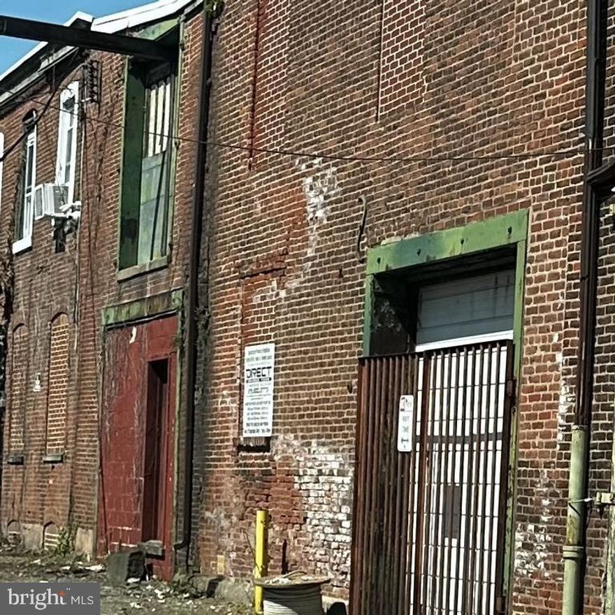 This 4,788 sq ft two-story warehouse offers a versatile and functional space for contractors, small business users, or light manufacturing. The building boasts durable wooden floors on the second level, a sturdy concrete floor on the first level, and a convenient drive-in roll-up door for easy access. With dimensions of 41' x 61', this property provides ample room for a variety of uses.

Once home to a small manufacturing plant, this space is ready to support your business operations or creative endeavors. For those seeking additional square footage, there is an incredible opportunity to acquire the rear adjacent space, effectively doubling the total size to nearly 10,000 sq ft.

Located near Broad Street, this property offers excellent connectivity with an easy commute in all directions—north, south, east, and west. Don’t miss this chance to secure a property with flexibility, expansion potential, and a prime location. Plenty of opportunity awaits!