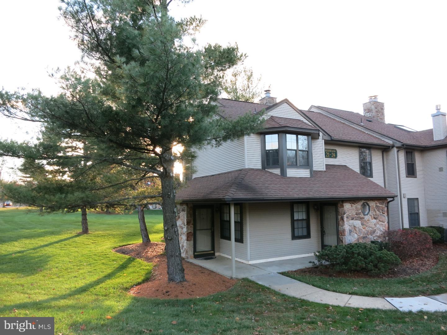 RENOVATED CONDO in CENTRAL BUCKS! 2 bedroom, 2 bath 2nd floor unit with Beautiful view of open space! Eat-In Kitchen with granite counter tops! Living room/Great room with wood burning fireplace and sliders out to patio. Gorgeous New Updated Bathrooms! Master with large closet. Laundry area. Freshly painted. New Carpet. MOVE-RIGHT-IN!
