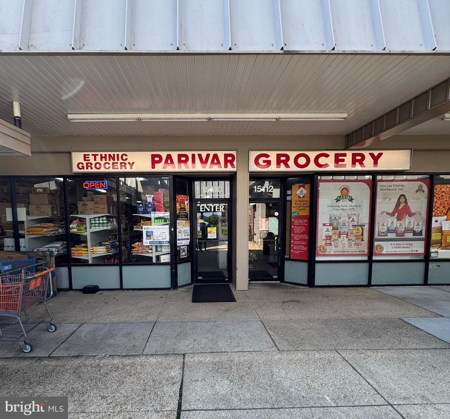 Business opportunity in great city of Rockville. Indian and  Pakistani Grocery Store. Price is included inventory too.