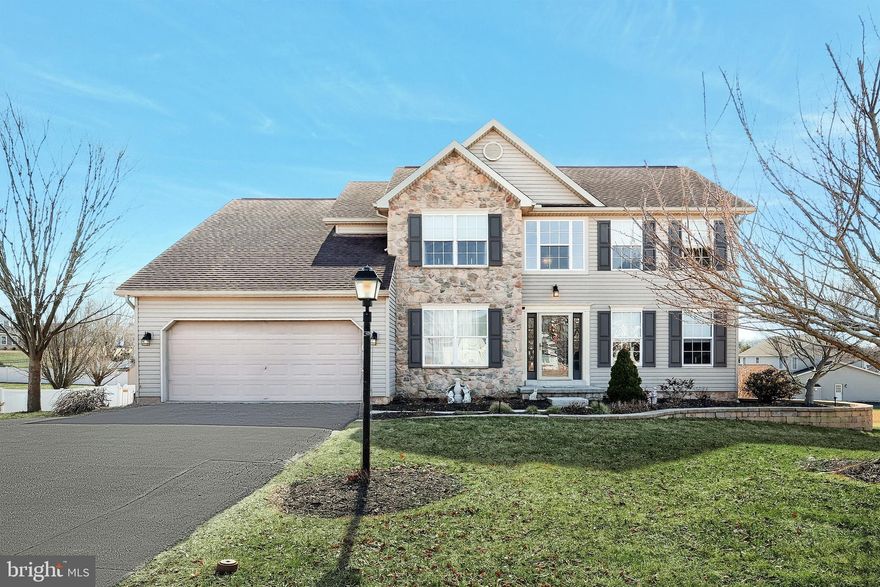 This home has it all! Great location, freshly painted, new flooring throughout, granite countertops, sun room, walk out basement, 2 car garage and driveway for 4+ cars,  nice backyard with a firepit area-- and in inground pool with a diving board! Open floor plan for the kitchen, dining area and family room which also has a gas fireplace. Sellers are leaving the pool equipment, including a low profile solar cover and reel, pool chemicals, brushes and a robo type pool cleaner. Plenty of room for entertaining, and a first floor laundry room. There is a full basement with the potential to finish for additional living space.  Sellers said the neighborhood has numerous activities for involvement throughout the year, such as a block party, trick or treat and they also have a facebook page of events, if interested!  Walking distance to Kid's Kingdom playground! All appliances are included with exception of the deep freezer. Seller will leave the universal gym and grill if buyer wants them.