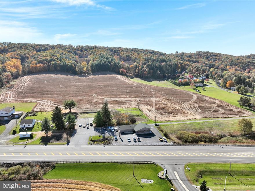 LOCATION! LOCATION! LOCATION! HUGE DEVELOPMENT OPPORTUNITY!!  Over 27 acres of PRIME, beautiful, cleared land that is ready for your next development. Approximately 567 ft of ROUTE 61 HIGHWAY FRONTAGE right outside of Orwigsburg!  3 possible options for Route 61 access from this land. High traffic count passes by this location daily.  ZONING is C-1 and R-2. So many options for development exist with this zoning. Put a commercial complex in the front and residential homes in the back! Less than a mile from the newly built St. Luke's Hospital and Rutters gas station.  This land has so much to offer- location, multi-use capabilities, & ease of access on and off the highway! Also included on the property is a double-sided billboard (10ft X 20ft) with electric illumination at night.  Currently there are no public utilities to the property, but possibilities may exist for public water & sewer.