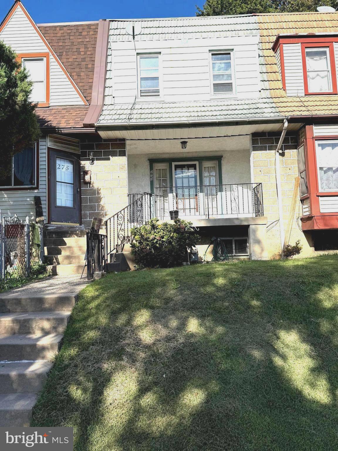 Welcome to this perfect starter home. Two story, 3 bedroom row house with off street parking. Move in ready! 2nd floor 3 Bed, 1 Full Bath, 1st floor Living, Dining, Kitchen, Rear Deck. Basement with 1 car garage, utility/laundry area, Front Deck, Gas Heat/Hot water. Situated close to local schools, local shopping and public transportation to Philadelphia and Delaware County, this home provides the tranquility of suburban living while maintaining easy access to city life. Don't miss the opportunity to make this property your own.
