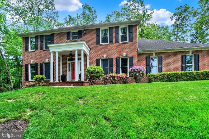 This beautiful home sits high on the hill overlooking the York Water Co. reservoir hill *  Tremendous amount of updates have been done in the past few years * The bright & open kitchen with granite counters & newer stainless steel appliances has adjoining dining area that opens to the back patio *  You'll enjoy the brick double-sided fireplace that is open to both the living room & all-glass sunroom * There are two sets of French doors for privacy in the office/den  * The lovely formal dining room has crown molding, picture-frame molding and French doors * The open 2-story entry & powder room complete the main level * The primary bedroom has a new totally renovated private bath & walk-in closet with custom cabinetry *  The bath is gorgeous with huge walk-in shower, double vanity with quartz counters & heated ceramic floors *  Along with this renovation, they moved the laundry to the second floor, with extra insulation to reduce the noise * Updates to the hall bath include a new vanity with quartz counters * Three more nice size bedrooms complete the upper level * Additional living space in the basement includes the family room plus an extra room that offers extra storage or a nice craft room * The utility room for the furnace & water heater is huge with plenty of room for storage and a workshop *  Currently it's being used as an exercise room with rubber flooring & a large mirror on the wall - both will stay * Outside you can relax on the patio and enjoy the tranquility of the birds in the trees *  Massive amounts of landscaping has been done to clean out the undergrowth so you have a beautiful lawn under all the trees * They added at least 60 trees & shrubs creating lots of privacy from all sides * The fully-closed fence makes it safe for dogs or your little ones * Don't miss the 3-car garage, new paved parking area with a dry-stack stone wall plus plenty more parking space  * Centrally located close to Rt. 83 for easy access to Harrisburg & Maryland, shopping, restaurants, York Hospital, Apple Hill medical facilities, Country Club of York, York College & Penn State College *  Call for an opportunity to make this lovely home yours!