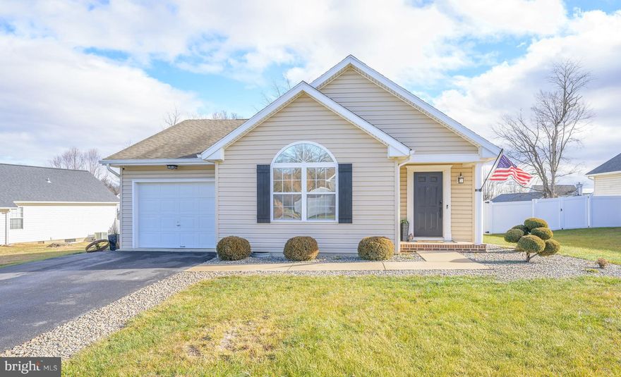 This is a lovely home recently updated in Dry Run Commons. Vinyl fenced rear yard, with plenty of room for summertime entertainment including a screened porch as well as an open Trex deck area. Home has natural gas heat, stove and water heater making it very economical to maintain. Main bedroom includes full bath and a walk in closet vaulted ceiling and overhead fan, windows have heat blocking tint. The eat in kitchen comes with built-in microwave, refrigerator, dishwasher and disposer. This ranch home has additional 2 bedrooms and a full bath. Floors have been updated with LPV in main living areas. New Trane system for A/C and gas furnace, architectural shingles only 11 years old. Tile flooring in bathrooms make for easy care. With a one car garage and oversized driveway there's plenty of room for guest parking off street. The neighborhood boasts a walking path, playground area and pet place to meet all your check boxes. Close to hospital, doctors offices, I81 for easy access to Hagerstown MD or Winchester VA. Don't miss out on this opportunity to own a wonderful home in a convenient location.