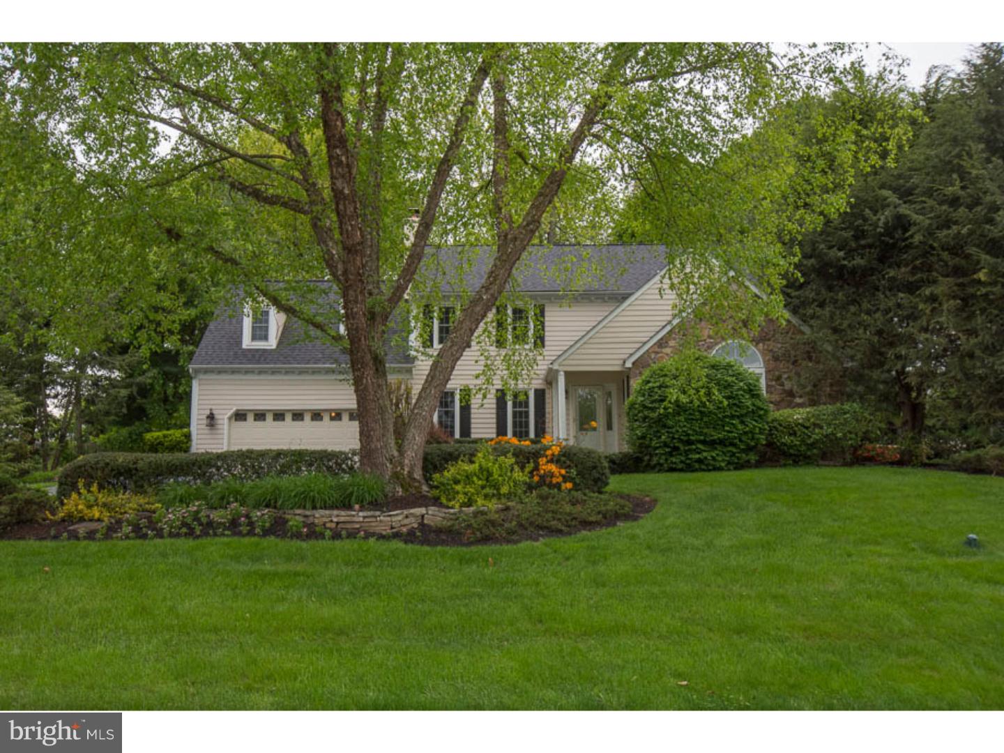 Wow!  This beautiful home has it all.  Great location, lovely private street, private fenced in, level back yard, mature but professionally landscaped property. Brazilian Hardwood floors through most of the home - foyer, kitchen, dining room, hallways, and all bedrooms!  First floor offers a gracious 2 story entrance foyer with custom staircase, Formal Living Room with Palladium Window, Formal Dining Room, Powder Room, Kitchen with Breakfast nook opens to a spacious Family Room with Fireplace!  Mudroom and Laundry Room off the 2 Car Garage and back entrance.  Enjoy dining outside on the lovely deck and one step down to the lush back yard. 2nd floor offers 4 spacious bedrooms and 2 clean and updated Bathrooms.  The freshly painted Unfinished basement is as clean as the rest of the home.  Move in Ready!  Home Open Sunday May 22 2-4.  Scheduled showings begin Tuesday May 24.