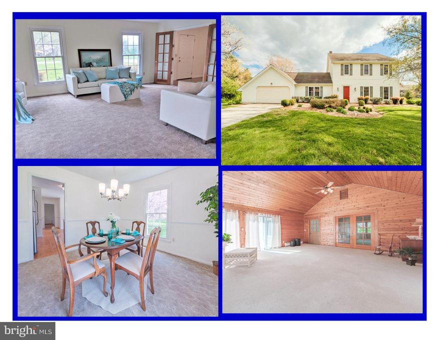 SOUGHT-AFTER COMMUNITY - Waterviews & Sunsets - Lovely home includes wonderful sunroom  with vaulted ceiling, 4 Brs, 2.5 Baths, Family room with vaulted ceiling next to half bath could be 1st-floor bedroom, formal living and dining rooms and eat-in kitchen featuring stainless appliances.