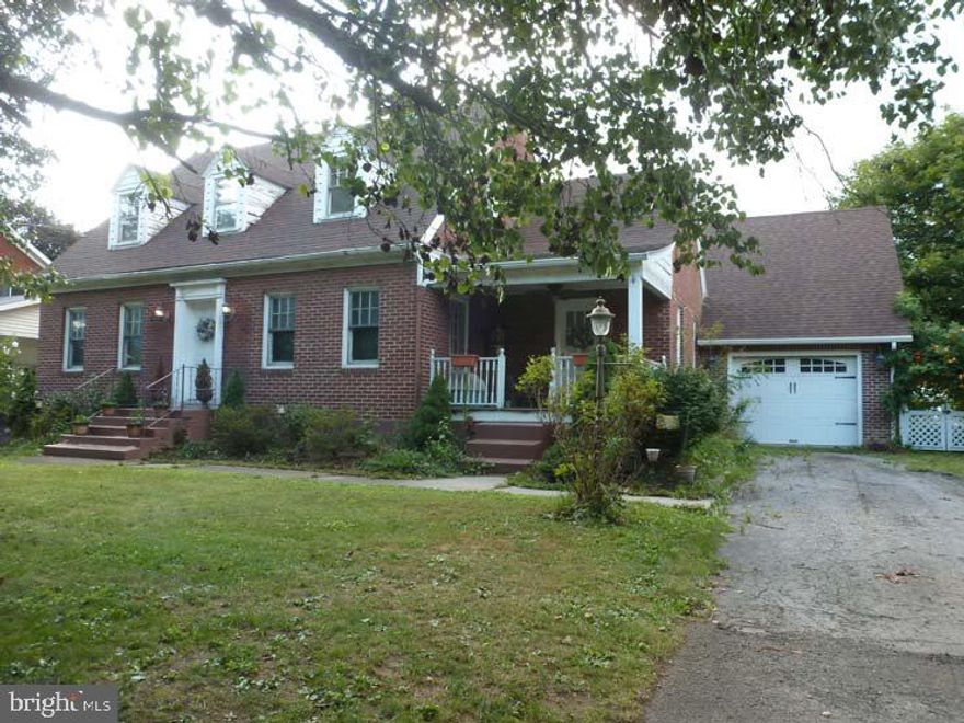 A Diamond in the Rough! Location of this Cape Cod is supreme! Brick home has a lot of potential, but needs gutted. Roof-front half replaced in 2009, but rear has leaked for some time, ceilings & insulation on 2nd floor hanging down. No central heat! Oil, furnace has not worked for some time. The electrical needs updated to replace old fuse box. No replaced windows. 2009 built 1 car garage is very nice w/pull down stairs/loft storage. Closet to schools & restaurants. Cash or conventional loans only.