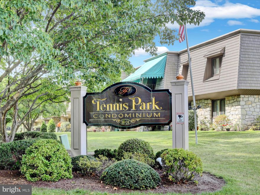 Carefree living at it's very best... oh and the location is awesome too!!  Tennis Park Condos is a very saught after community in Wyomissing close to everything.  This particular unit is a 2 bedroom 1st floor location in Building B.  NO steps!!  Condo Association includes: Snow Removal, Lawn and Landscaping, Exterior Maintenance, Roof, Water, Sewer and GAS Heat!!  All for only $401/month!!