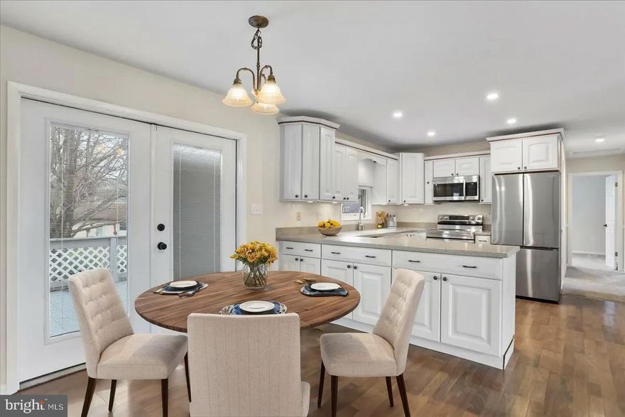 Move right into this great rancher style home situated close to shopping, dining and commuter routes in Hagerstown.  This home offers an open floorplan with:  3 bedrooms, 1 full bathroom,  updated kitchen, dining room on the main floor.  Situated off of the dining room you can step out to your deck which is perfect for relaxing.  The lower level is partially finished with a large rec room, 2 additional rooms that are partially finished, a laundry/storage room and a utility room as well.  There is an attached one car garage and driveway for off street parking.  The rear yard is also fully fenced making the home ready for your 4 legged friends.  This is one you will not want to miss.  Make this your home for the holidays!