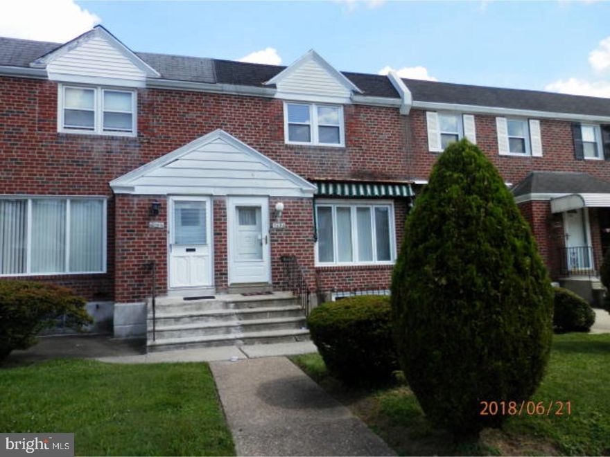 Spacious 18' wide 3 bedroom, 2 1/2 bath Overbrook Park Townhouse.  Conveniently located just off Haverford Avenue within walking distance to the 69th Street Terminal.  Public transportation and various shops nearby. The house features a full finished basement with powder room, washer, dryer.  Central Air, newer carpeting, 100 amp circuit breaker, front patio. Updated kitchen with refrigerator, double oven and much more.