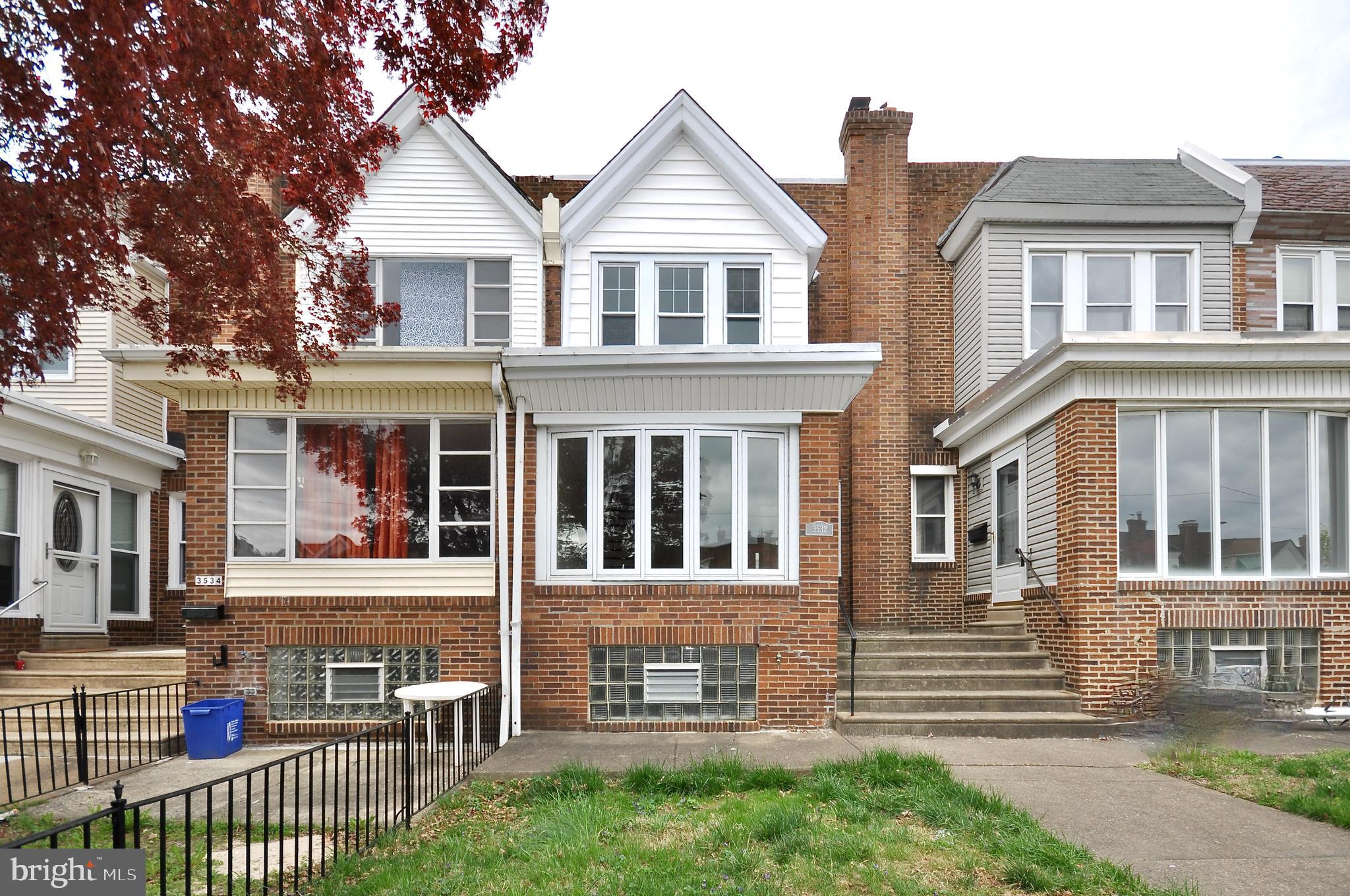 **Stunning Fully Renovated 3-Bedroom Home in the Heart of West Mayfair!**
Welcome to 3 bedroom/1.5 bathroom straight-thru style living in one of Northeast Philadelphia’s West Mayfair section! This beautifully renovated row home is truly move-in ready and showcases a perfect blend of modern upgrades and traditional charm.
As you step inside, you'll immediately notice the natural light pouring in through the beautiful newer bow window in the spacious living room. The entire first floor boasts brand new luxury vinyl plank flooring, offering both durability and style. A brand new powder room has been thoughtfully added for main-level convenience—perfect for guests.
The home features a large formal dining room, ideal for entertaining, which flows seamlessly into the gorgeous all-new kitchen. This dream kitchen includes:
- A **large center island** with seating
- Elegant granite counter tops and matching granite back splash
- Full suite of stainless steel appliances
- Plenty of cabinet space and modern lighting
- Direct access to a rear deck featuring new planks and railing—perfect for grilling or relaxing outdoors
Upstairs, you’ll find three generously sized bedrooms, each with ample closet space and natural light. The updated full bathroom offers a clean, fresh look with modern finishes and fixtures.
The full unfinished basement provides a world of potential—whether you're looking for additional living space, a home gym, or extra storage. The basement includes an exit to the rear driveway and access to the 1-car attached garage, offering off-street parking and everyday convenience.
Additional highlights include:
- Newly coated roof
- New vinyl windows throughout
- Neutral paint tones and clean, crisp finishes
- Easy access to shopping, public transportation, schools, and major roadways
This is truly a turnkey property—perfect for buyers looking for a well-maintained home that’s been updated from top to bottom. Just unpack and start enjoying everything this West Mayfair home has to offer!