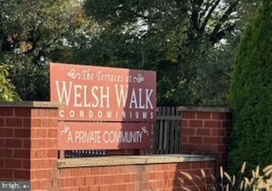 Welcome to an elegantly modern, spacious, inviting home located in the Terraces at Welsh Walk, a private community. This property is a 2-bedroom, 2-bathroom,1 balcony condominium. This beautiful residence has undergone a meticulous transformation, with freshly painted walls and a captivating gourmet kitchen that features pristine new flooring, cabinetry, oven/stove, sink, and dishwasher. As you explore the condo, you'll be greeted by natural sunlight streaming through the windows and newly installed marble, wood and carpet flooring, creating an atmosphere that seamlessly blends sophistication with a warm and welcoming ambiance. Among its many amenities, this condo includes the convenience of a dedicated laundry room, complete with a washer and dryer and 2 extra storage closets. The spa-like bathrooms serve as a sanctuary for relaxation, with toilets, sinks, mirrors, cabinets, showers, a lavish tub, and tasteful marble accents, all softly illuminated by soothing lighting. This condo not only provides secure parking but also grants access to a charming clubhouse complete with a gym, pool, library, and ample space for gatherings. This location offers a delightful array of restaurants, supermarkets, cafes, and shops for all your needs, all within a leisurely stroll. This is where elegance effortlessly melds with comfort in a private community that beckons you to call it 'home'.