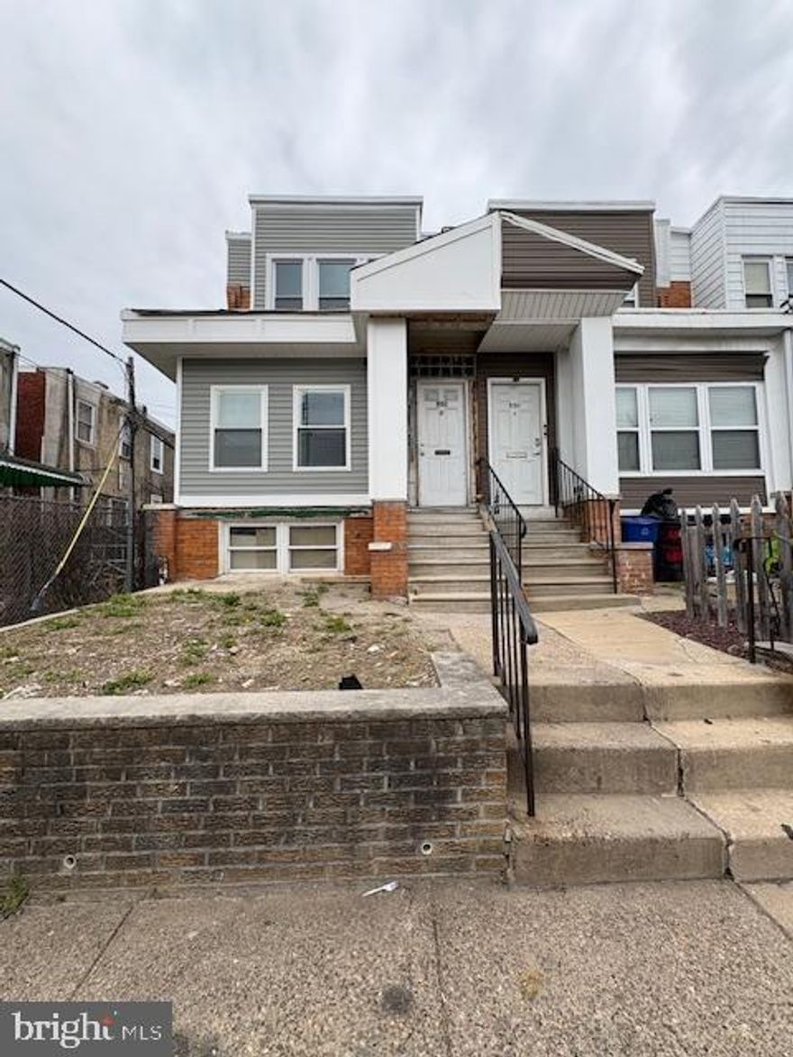 Best and Final by Monday, April 14, 2025 10am

Investor Special!!!! This property offers a fantastic opportunity to a savvy buyer or investor. Seller began rehabbing the home but is unable to complete the  project due to lack of funds Much of the demo work is already done and several updates have already been started including, windows, electrical, plumbing etc.  The layout offers great potential and with the right vision and finishing touches, this could be a true gem. Perfect for a fix and flip, rental investment, or someone looking to customize their dream home from the ground up. Bring your contractor and imagination!

Seller is including all materials that are in the property which includes many brand new unopen materials. Seller may or may not clean out back yard. 

Property being sold "as is," Buyer is responsible  for obtaining the U&O certificate and satisfying any requirements necessary to obtain a clear U&O from the local municipality. Property is being sold in it's current condition. Seller will make no repairs or improvements. All municipal inspections, certificates, and related repairs (if required) shall be the sole responsiblity of the buyer.