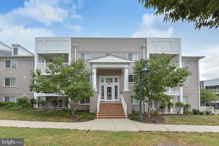 Beautiful top floor condo with courtyard views in West Village of Shirlington. Spacious and open floor plan with recessed lighting throughout features large kitchen with granite counters, an island and plenty of storage. The dining space is perfect for gathering family and friends. The living room features french doors leading to the balcony and has plenty of space to relax and unwind. The master offers an en suite bath and a closet with custom shelving. A second bedroom makes a perfect guest space or office. The condo features hardwood floors and in-unit laundry. The community offers shuttle service to metro, exercise room, a media room, grill areas, playgrounds and a pool. Conveniently located to Shirlington's shops, restaurants, and theaters. Bike trails are also nearby for the outdoor enthusiast. Welcome home!