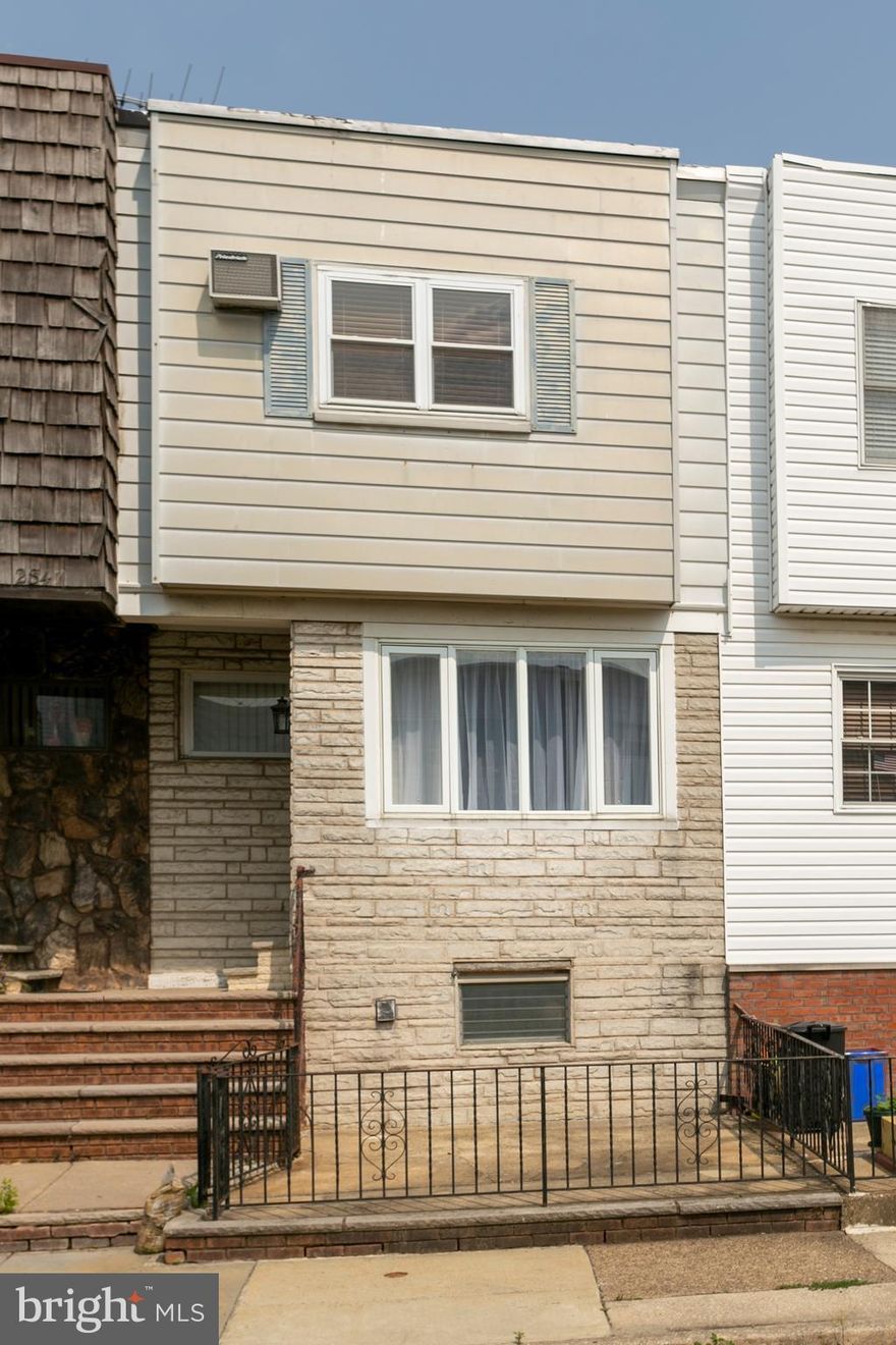 Low traffic block, incredible view of the stadiums, set back from the street, patio front. Enter into wide open living room, dining room and kitchen, large bay window, recessed lighting, ceiling fan, new Berber carpeting, built in air-conditioner, coat closet, bar counter, pine cabinetry, refrigerator, gas stove, microwave, garbage disposal, tile backsplash, granite floor and door to a very large yard with trek deck, no house behind you, big sky view!Bright front bedroom with two double closets, Pergo flooring, double window, built in air conditioner and ceiling fan. Full bath, tile floor, tile tub area, linen closet and skylight. Hall closet. Middle bedroom with Pergo flooring, double closet, built in air conditioner and ceiling fan. Rear bedroom with double closet and ceiling fan.Finished basement with Pergo flooring, great for den, office or family room, full bath with stall shower, storage closet, mechanical closet, gas hot water heat (2018), gas hot water tank, additional closet, front area laundry with utility sink, rear has door out to yard and driveway. Parking not currently being used.Solid clean, move in condition, 3 bedroom, 2 bath home with new Berber carpeting, freshly painted throughout, finished basement, 15  x 16  deck, big front patio, end of low traffic block, view of ball field and stadiums.