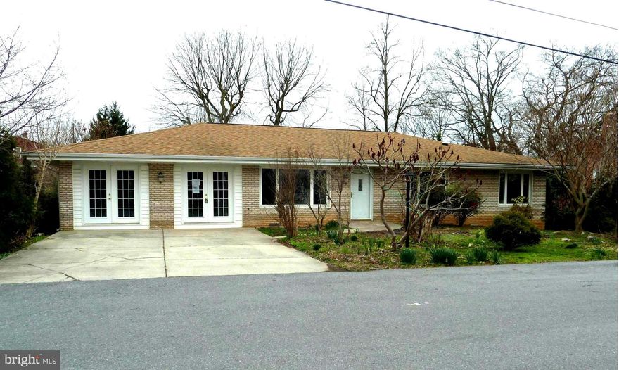 This Impressive ranch is  totally renovated and gorgeous. Great location, lovely yard with  blooming  shrubs and trees, sun filled  rooms, french doors, ceramic tile floors,huge double deck. Master bedroom has sitting area,  Second bedroom has half bath. Home warranty up to $500  for  owner occupant buyers. Freddie Mac First Look Only owner occupant  offers will be considered until 4/12