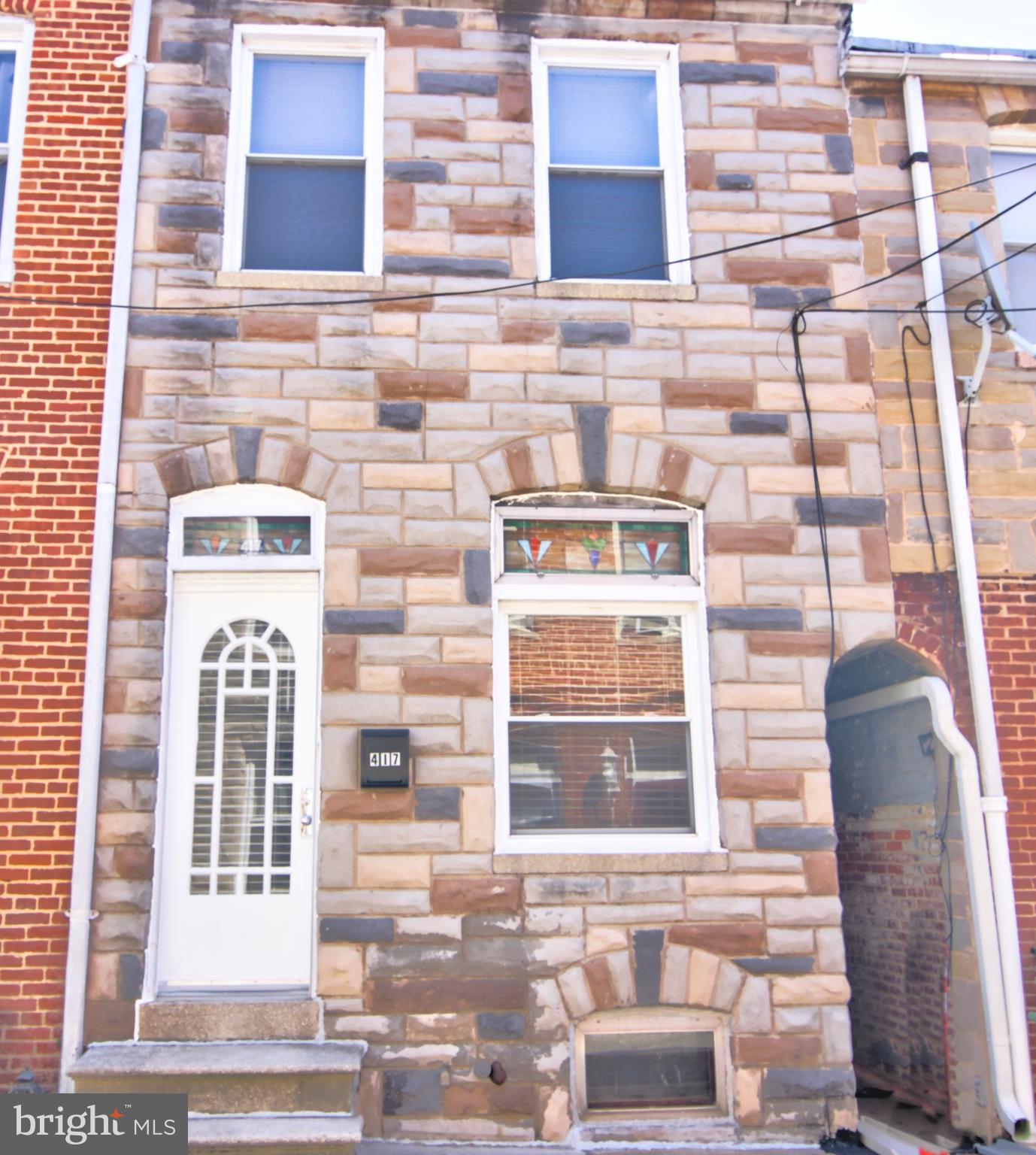 Butcher Hill Beauty**1300 square feet of finished space**Updated and beautifully maintained**High ceilings**Gleaming recently-finished hardwood floors, wide plank**Separate dining area** Newer updated  white kitchen with gas cooking ** Laundry main level**Two bedrooms upstairs plus a den ** 3 ductless splits** Drywall was installed in much of the home** Unfinished basement is drylocked and great for storage or could be updated for a future finished basement ** Newer windows with screens**One block to the park!!New flooring/carpet** Freshly painted ** Fabulous buy in great location!!!
