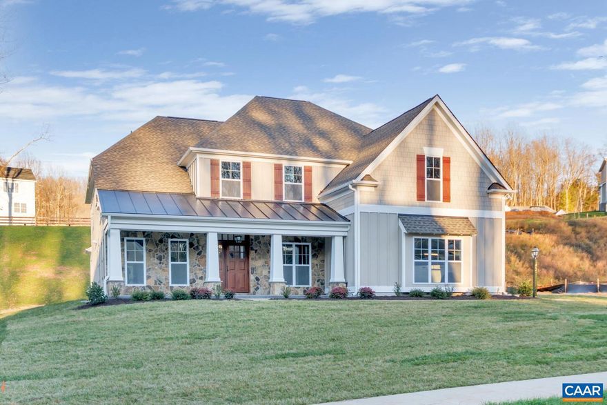 Pre-Sale Squire on Lot 8 w/ March 2026 Closing: Set on a scenic 1-acre homesite with breathtaking mountain views, this home offers the perfect balance of comfort and function. The light-filled main level features a private study, an open-concept great room and a private primary bedroom. The gourmet kitchen and spacious dining room extension are ideal for both entertaining and everyday living. Upstairs, 3 Bedrooms with 3 Bathrooms and finished Rec Room, ensure a space for everyone to enjoy. A finished basement offers an extended, light filled area to enjoy with a rec room, bedroom, full bath and an abundance of storage! High-quality finishes include 2x6 exterior walls, a custom Mahogany front door, wood shelving throughout, and a zoned 15 SEER HVAC system. With public water and sewer, a 2-car side-load garage and easily accessible mechanicals, this home has so much to offer. Walkable to both Downtown Crozet and Old Trail, this rare opportunity offers the best of location and lifestyle. And with the ability to make interior selections alongside our talented Design Coordinator, you can truly design the dream home you've always wanted and move-in the Spring of 2026!,Granite Counter,Maple Cabinets,Painted Cabinets,Wood Cabinets,Fireplace in Great Room