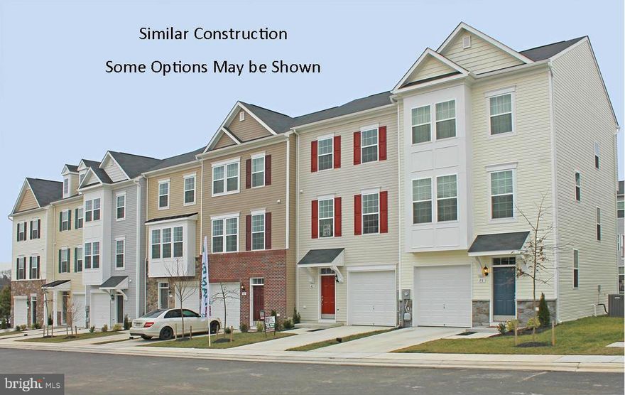 Free Finished Rec Room! Closing Cost Cash! 100% Financing Available! Dan Ryan Builders Riverside Villages Yorktown II 3 level townhome for immediate delivery! Get yours now! 12' Sunroom expanded plan, open island kitchen/dining, appliances, huge owner's suite, 2-rec room finished lower level, handsome stone water table front, 1 car garage. Close to MD line, lots of style & efficient 2x6 walls!