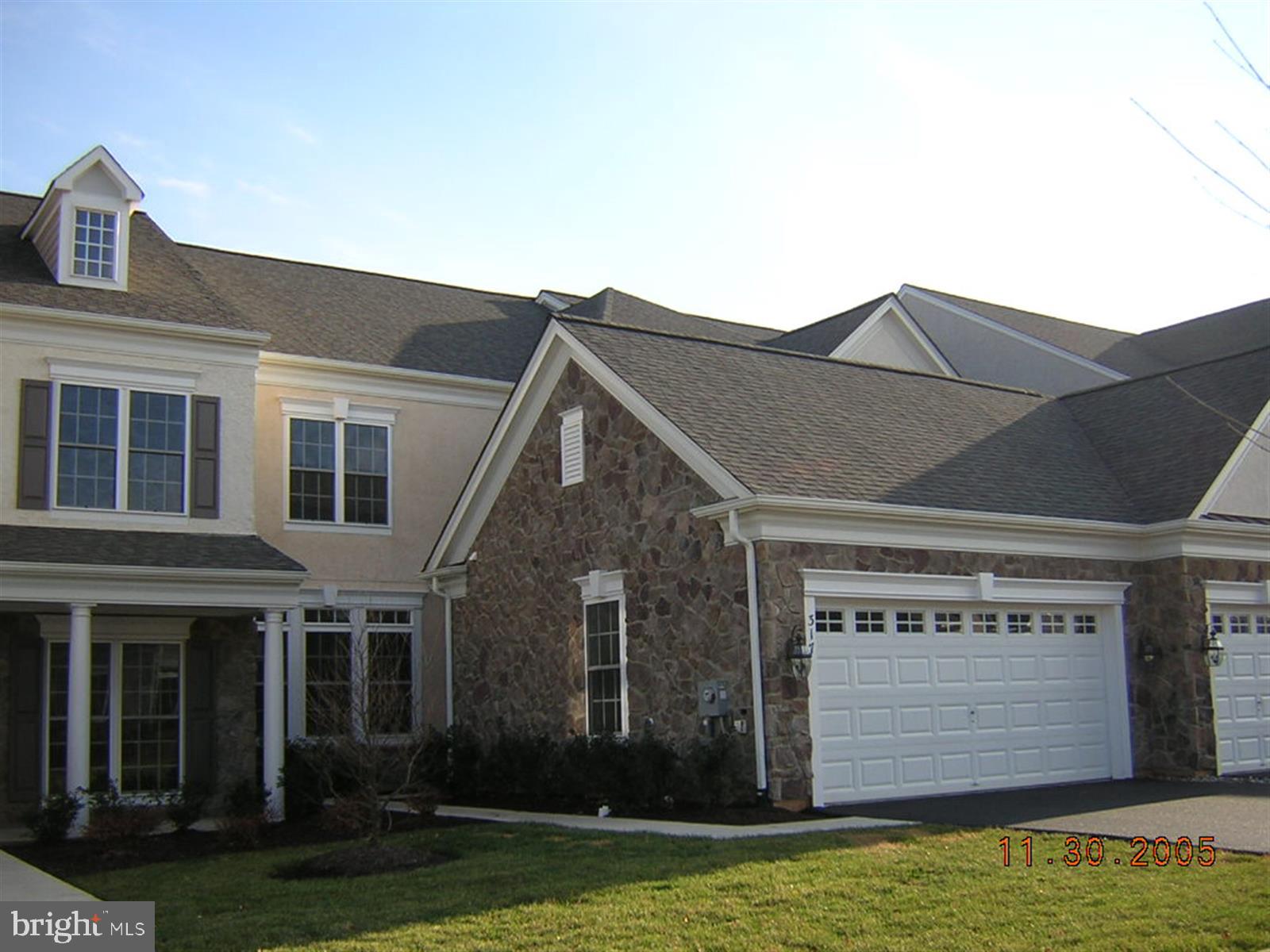 STUNNING CARRIAGE HOME LOCATED ON A VERY PRIVATE LOT! Carefree living in award winning 55+ gated community, "The Reserve at Gwynedd". The Woodford model features a fabulous open concept with a great flow, perfect for entertaining. The covered front porch provides a welcoming entrance into this beautiful carriage home. Enter the foyer with hardwood floors, to your right leads to a large library/office, to your left you will find an elegant living room with crown molding that opens to a dining room with tray ceiling and wainscoting. Exquisite two story family room includes a gas marble fireplace and stunning wall to ceiling windows. Beautifully appointed kitchen with 42 inch maple cabinets, two- tiered corian counters with breakfast bar and stools, and pantry. Adjoining Breakfast room includes an extended row of 42 inch upper and lower cabinets with corian serving counter, perfect for your next party! Enjoy relaxing in the charming sun filled Morning room addition with lots of windows and leads to a beautiful and VERY private paver patio, just in time for summer gatherings. Second floor offers a spacious main bedroom suite with tray ceiling, and huge walk-in closet. Spa-like master bath features soaking tub, double sink vanity and a stall shower. Second floor also has two additional bedrooms and full hall bath. Discover the clubhouse with indoor and outdoor pools, fitness center, aerobic room, card and craft rooms, gathering room, billiards or join community activities planned by a full time lifestyle director. Priced right, you can't purchase a carriage home in Reserve at Gwynedd for under $700,000! Newer HVAC and water heater. installed. Enjoy the carefree maintenance-free, luxury lifestyle this home offers! Great location, easy walk to the clubhouse!
