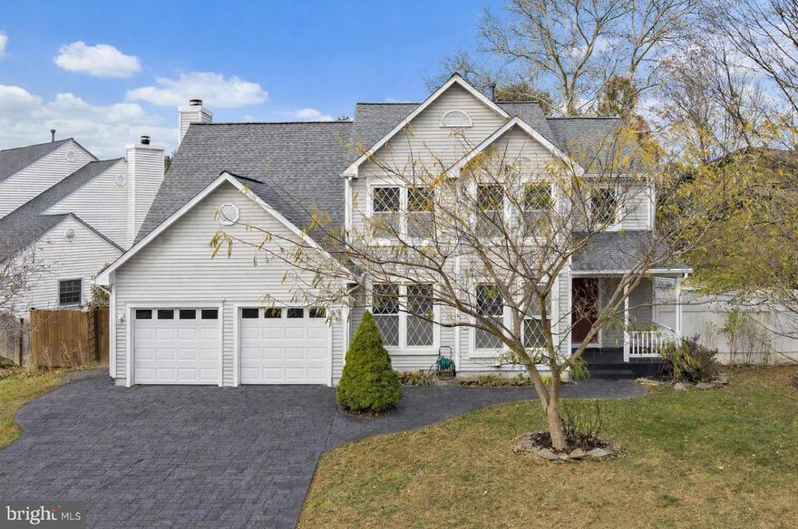 This beautifully maintained 4-bedroom colonial is ideally situated on a quiet cul-de-sac and backs to open space with easy access to the community play area and tennis courts. The home features numerous upgrades throughout and a spacious, well-designed layout. The kitchen offers abundant counter space, a center island, granite countertops, and stainless-steel appliances—perfect for everyday living and entertaining. Just off the kitchen, the inviting family room is highlighted by a stunning stacked-stone gas fireplace. Upstairs, the primary suite features a vaulted ceiling, two walk-in closets, and a beautifully remodeled primary bath. Three more spacious bedrooms and a full bath finish off the second floor. The finished lower level includes a full bath, spacious TV/rec room area, office/exercise room, versatile bonus room, and plenty of storage. Enjoy outdoor living in the fenced backyard featuring a stamped concrete patio and a covered gazebo with a lighted ceiling fan and outdoor speakers—an ideal space for relaxing or entertaining. Additional updates include a 10-year-old roof, replacement windows, and newer appliances.
A wonderful opportunity to own a move-in ready home in a fantastic location!