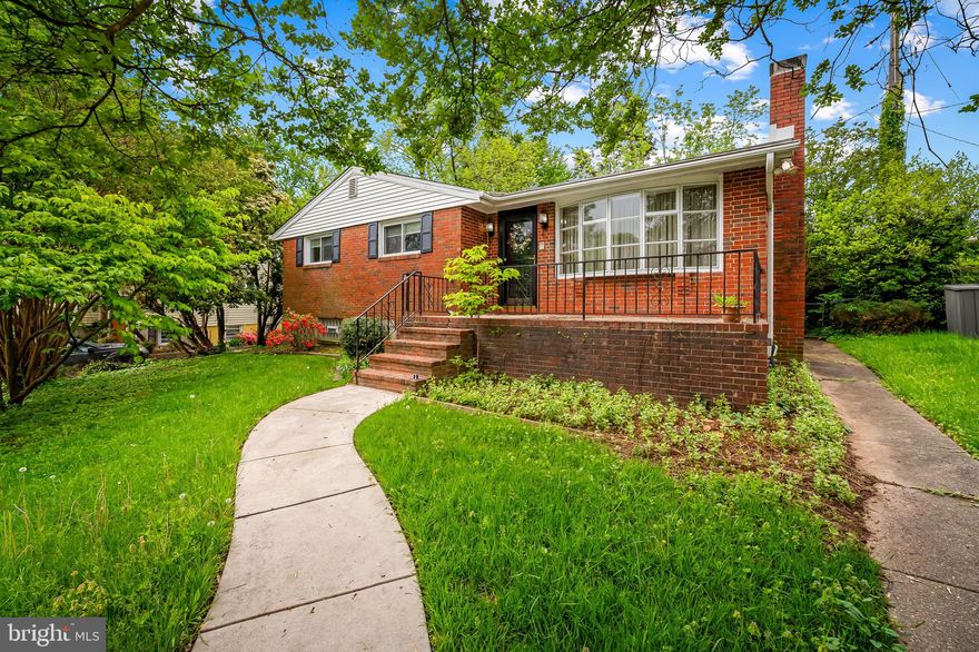 This spacious 3-bedroom, 2-bath rancher in the Blackthorn community of Baltimore offers over 2,000 square feet of finished living space across two levels, thoughtfully designed for comfort and flexibility. Hardwood floors run throughout the main level, leading into a massive living room filled with natural light from a large bay window. The 300+ square foot kitchen addition, completed in 1999, creates a bright and open layout with wood cabinetry, glass-front accents, recessed lighting, a long breakfast bar, and plenty of room for dining and gathering. All three main-level bedrooms feature hardwood flooring and share a full hall bath with ceramic tile, sconce lighting, and a tub/shower combo. Downstairs, the finished lower level expands your living space with a cozy family room anchored by a stone fireplace and wood-burning insert, a second full bath with a walk-in shower, a den for added versatility, and a large laundry and workshop area with walkout access to the backyard. Additional highlights include a welcoming front porch, a rear patio, a two-car paved driveway, and recent updates such as a new roof (2021), newer HVAC system, and newer water heater. Located near shopping, parks, dining, and commuter routes, this home blends charm, space, and convenience in a well-established Baltimore County neighborhood.