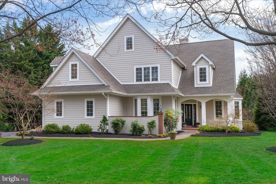 Welcome to 118 Ashford, located off Kennett Pike in Chadds Ford PA, convenient to Kennett Square, West Chester, Greenville, and Wilmington.  

This solid home has a multitude of recent upgrades that should offer any buyer peace of mind.  Brand New Hardie Board (March 2024), New Windows (2020), New Roof (2022), New Hall and Master Baths (2024).

All major home systems have been professionally maintained, including the highly efficient geothermal and 2 solar systems (one for the main house and one to heat the pool).  Fresh paint and newly refinished floors make this stunner move-in ready.  

Vacation in your backyard this summer. A brand new 11’ sliding door connects the main living area to the covered outdoor travertine patio and adjoining pool.  Mature and tidy foliage embellishes the entire lot.  
This isn’t a cookie cutter home.  It has architectural interest from every angle.  The interior features three floors, plus a finished basement so there’s plenty of room to spread out.  The main floor offers two dens for work from home professionals.  The eat-in kitchen has soaring ceilings and great light and shares a two-sided fireplace with an adjoining family room.  A formal dining room, or secondary living space also adorns this floor.  Powder and laundry rooms finish out the main level.  A floating quarter turn staircase at the center of the home offers more architectural interest.  

Up a level you’ll find 3 private bedrooms, each with its own unique interest and generous closet space.  These three share a tastefully appointed and newly renovated hall bath.  The master suite is nicely situated on this level for privacy and contains a spacious en suite, separate sitting area, or future closet/dressing area.  The newly renovated master bath with large shower, double sinks, and separate water closet is well appointed.  

Continue up one more level you’ll find a private au pair suite complete with bedroom, sitting room, private bath, and lovely built-ins.  

If this weren’t enough, the finished basement features new flooring, exceptional ceiling height, loads of closet space, and a separate playroom for the kids to keep their things tucked away.  A bedroom with egress is currently utilized as a home gym.  A full bathroom, media closet, and storage room  finish out the lower level.

Out back, you'll find a large covered travertine patio and beautiful solar heated in-ground pool with tanning ledge.  BBQ and entertain in this showstopper this summer.