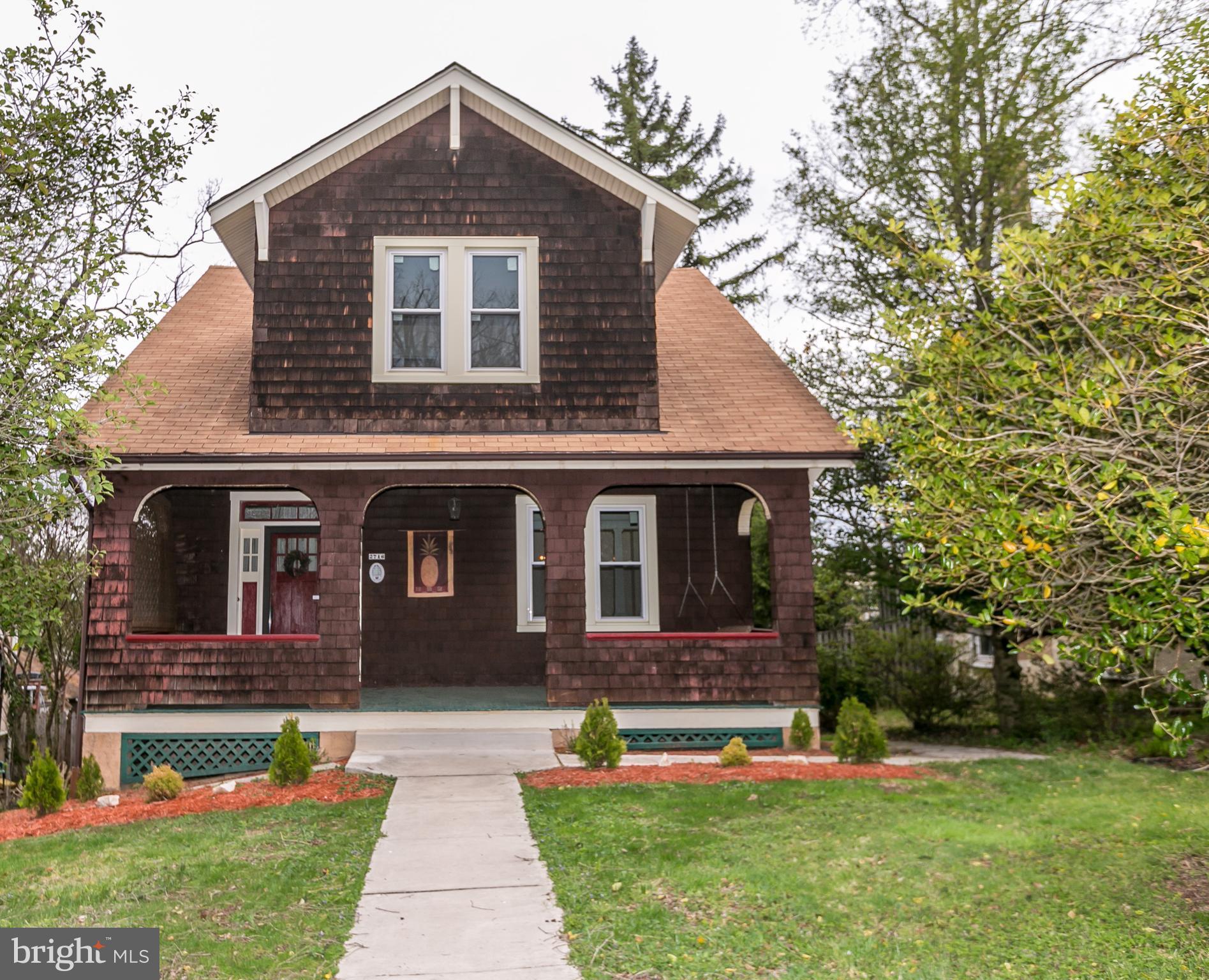 One of the best streets in 21214 & the epitome of Historic Lauraville charm w/updates. Features; enormous rooms throughout, inlaid hardwood floors on 1st level, spacious bedrooms w/new carpet, renovated bathroom w/dual vanity, neutral paint, replaced windows, stained glass, fenced & flat backyard w/porch & gardens, large basement w/tall ceilings would perfect for additional rooms & bath. WOW!