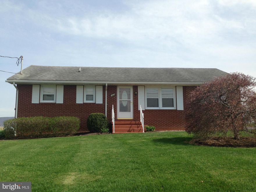 **REDUCED**This charming ONE LEVEL BRICK RANCHER is MOVE IN READY!! It was just painted. The large kitchen has a nice backsplash and shelves over sink.  Finished family room in basement. Great commuter location. Walk to Walmart or dinner at Cracker Barral. 5 minutes to I-81. Beautiful mountain views from your back patio. NIce shed conveys. Home Warranty included. CALL FOR YOUR SHOWING TODAY!!