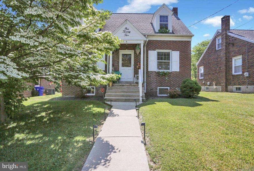 Welcome to 122 N Kenhorst Blvd. This brick home has been loved and meticulously maintained by its current owners.
Great curb appeal with beautiful landscaping and a covered front porch. Walk inside and fall in love with the orginal
hardwood floors that lead you into a large living room with built in shelves and a stone gas fireplace. Updated kitchen
features upgraded cabinets, granite countertops, stainless steel appliances, and a row of seeded glass cabinets.
Upstairs is two spacious and private bedrooms both with ample closet space. Full updated bathroom with newer
vanity and tub/shower combo. The walk out basement could easily be finished to provide additional living space.
Large and level fenced in back yard backs up to a playground/park. Efficient gas heat and central air.  This home is within minutes to shopping and major highways.  You will love to call this your Home Sweet Home!