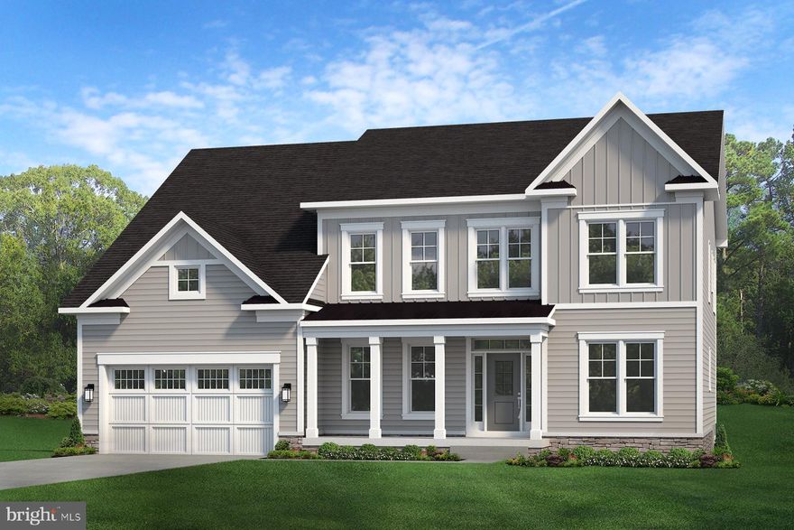 PRE-CONSTRUCTION OPPORTUNITY – ANTICIPATED COMPLETION: SUMMER 2026;
Introducing The Foxmoor by Evergreene Homes—an exceptional new construction opportunity in the sought-after neighborhood of Stonewall Manor. Ideally located within walking distance of the Dunn Loring Metro and just minutes from the Mosaic District, this address offers unparalleled access to premier shopping, dining, and commuter routes.

INCLUDED FEATURES:
The Foxmoor model features 3,856 square feet of thoughtfully designed living space, including 4 Bedrooms and 4.5 Bathrooms. The Deluxe Kitchen is appointed with soft-close cabinetry, quartz countertops, and an expansive island with additional cabinetry and seating—perfect for casual dining or entertaining. Each of the secondary Bedrooms on the upper level includes its own en-suite bath, offering comfort and privacy for all. Evergreene Homes proudly includes a best-in-class 10-year structural warranty for peace of mind.

CUSTOMIZATION OPPORTUNITIES:
This home is in the early stages of construction, allowing for personalized selections to suit your lifestyle and aesthetic preferences. Available options include a private study, morning room, main-level guest suite with full bath, butler’s pantry, and a spacious upper-level laundry room with built-in cabinetry and sink. The lower level may be finished to include a recreation room, fitness room, media room, additional bedroom, and full bath—bringing the total living space to approximately 5,967 square feet. You’ll also have the opportunity to select finishes, colors, and design elements that reflect your personal style.

LIVING IN THE FOXMOOR: 
Upon entry, you're welcomed by gleaming hardwood floors and a sophisticated dual staircase, flanked by formal living and dining rooms. The Deluxe Kitchen is a focal point of the main level, featuring 42” soft-close cabinetry, granite or quartz countertops, and an oversized island—blending form and function for everyday living or hosting guests. The adjacent Great Room showcases a gas fireplace and elegant coffered ceiling.
Upstairs, the expansive primary suite serves as a private retreat, complete with a sitting area and generous walk-in closets. The spa-inspired en-suite bath includes dual vanities and a frameless glass shower. Each of the three additional bedrooms also offers en-suite bathrooms and ample closet space.
Contact us today to learn more about this unique opportunity. Floor plans and images are for illustrative purposes only; certain features shown may be optional or not included in the base price.