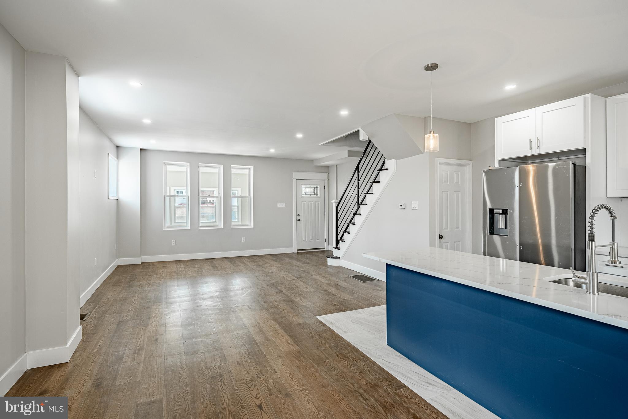 Welcome to 800 S. Cecil Street, a showstopping corner property in the heart of West Philadelphia’s historic Cobbs Creek neighborhood. This fully renovated home is where sleek design meets thoughtful functionality, bathed in natural light from three exposures that brighten every corner.
Step inside and be greeted by modern railings and new stairs throughout, guiding you through a home designed with today's lifestyle in mind. The gourmet kitchen is a chef’s dream, featuring Bluetooth-enabled appliances, a slide-in stove, quartz backsplash, pot filler, soft-close cabinetry, and a pantry tucked conveniently off the kitchen. Just beyond, the first-floor laundry area adds ease and practicality to your everyday routine.
With two full bathrooms and one half bath, each space is elevated by backlit LED mirrors and premium finishes. Soak your stress away in the oversized bathtub, then retreat to one of the three bright and airy bedrooms — each equipped with its own ceiling fan for personalized comfort.
The finished basement offers a world of possibilities — with a private entrance, a full bath, and a blank canvas ready to suit your vision, whether it’s a guest suite, home office, creative studio, or additional living space. A dedicated storage room, accessible from both the street and interior basement, provides the perfect spot for bikes, seasonal gear, or outdoor essentials.
Outside, enjoy brand-new concrete and fencing wrapping the front, side, and backyard, along with exterior-access storage and a neatly tucked-away garbage cove that enhances curb appeal.
This is more than just a home — it’s a modern sanctuary in one of West Philly’s most beloved neighborhoods, just a few blocks from Cobbs Creek Park, public transportation, and local amenities.