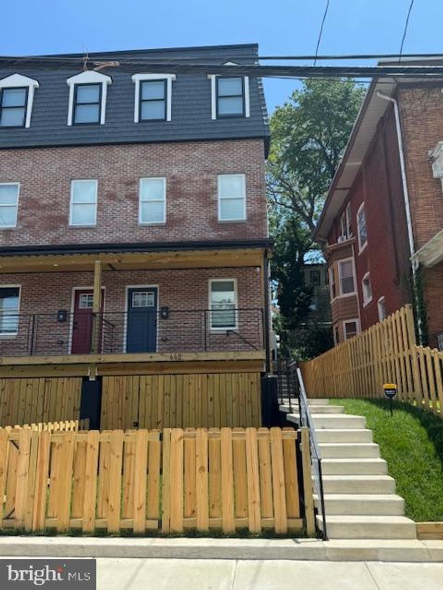 Welcome to 442 W Queen Lane, Unit #2. A wonderful rental has 4 bedrooms, 3 bathrooms, move-in ready located in the desirable neighborhood of Germantown. Kitchen featuring slow close two tone cabinetry, stunning marble countertop, stainless steel gas stove, built-in microwave, dishwasher, refrigerator and sink with garbage disposal. Unit has a stackable washer & dryer. The entire home has recessed lighting throughout and modern. HVAC system cools & heats the entire unit. Easy access to Lincoln Drive and Germantown Ave. Minutes to Center City Phila. and Chestnut Hill.
