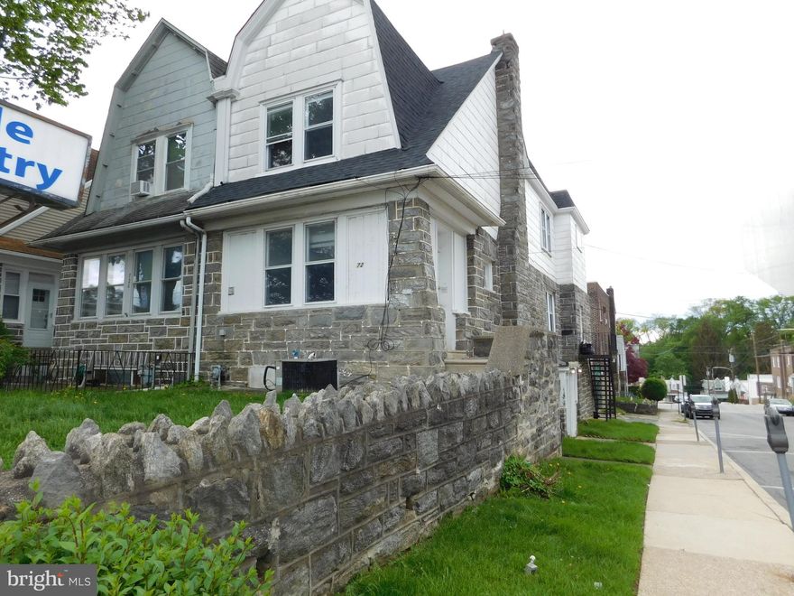 Excellent business opportunity! This lovely corner building previously housed a dental office on the  basement level, with separate entrance, even though zoned residential.  Or the property can be returned to a full house.  The choice is yours!  The home consists of 4 bedrooms, one full bath and one half bath, hardwood flooring, dining room, living room, and kitchen. This home is being sold in "As Is" condition. Seller will make no repairs nor offer any credits. Perform your due diligence prior to making an offer.  All offers must contain proof of funds. Buyer to obtain Borough certification. Agents: Please turn off all lights and lock all doors after showing. Leave business card. Feedback is appreciated. Let's go to settlement!