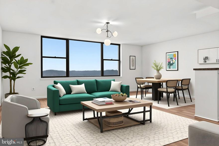 Experience elevated living at Forty-Six Hundred! This spacious 16th-floor 1-bedroom sanctuary offers sweeping, unobstructed views of the Alexandria skyline. The open-concept living area is bathed in natural light, flowing seamlessly onto an expansive open kitchen for morning coffee or evening sunsets. With over 850 square feet of meticulously maintained space, this unit represents the perfect blend of comfort and convenience in the heart of Seminary Hill.

The building’s "all-inclusive" lifestyle means your monthly condo fee covers all utilities—electric, gas, water, and HVAC—allowing for simplified, predictable budgeting. On-site amenities rival luxury resorts, featuring a 24-hour concierge, a fully equipped fitness center, an outdoor pool, a community party room, and even an on-site convenience store. Secure garage parking and extra storage add the finishing touches to this urban gem.

Location is everything. Situated directly across from the Foxchase Shopping Center (Harris Teeter, Aldi, and dining) and just minutes from Old Town, the Pentagon, and Amazon’s HQ2. Commuters will love the easy access to I-395 and the nearby Van Dorn/Eisenhower Metro stations. Whether you're a first-time buyer or a savvy investor, this unit offers unbeatable value in the DMV’s most resilient market.