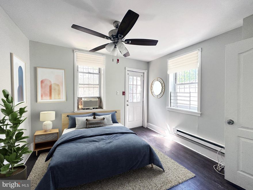 This lovely one-bedroom apartment located in the Point Breeze neighborhood of Philadelphia is now available for rent. The apartment is situated on the first floor and boasts a spacious living area, perfect for hosting guests. The apartment features new laminate flooring throughout and a sizable kitchen with plenty of cabinet space. The kitchen is equipped with beautiful wood shaker cabinets and brand-new stainless steel appliances. The bedroom is generously sized and offers ample closet space. Additionally, the bedroom has access to a cozy backyard, perfect for enjoying a cup of coffee in the morning or a drink with friends in the evening. The apartment is conveniently located just a short walk away from popular restaurants such as the American Sardine Bar and Luhv Vegan Bistro, as well as Chew Park. It is also conveniently located near bus routes 17 and 64. If you're interested in seeing this apartment in person, schedule a showing today!
** The property does not come furnished.