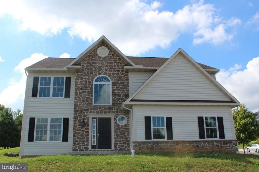 Malvern V Model... Already Built - Ready to Buy! Open floor plan, 2 story foyer, formal dining room with tray ceiling, custom kitchen with island & breakfast area, living room, & family room with gas fireplace. 2nd floor: Master bedroom with vaulted ceiling, large walk-in closet & master bath with custom tile shower, plus 3 additional bedrooms and 2nd floor laundry.