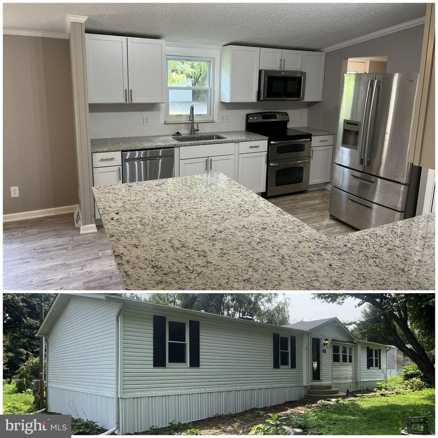 CHECK OUT THIS 4 BED 2  BATH UPDATED RANCHER.
NEW KITCHEN CABINETS AND GRANITE COUNTERS.
SS APPLIANCES. NEW ROOF, NEW FURNACE/HEAT PUMP. NEW FLOORING THROUGHOUT. SCREENED IN COVERED DECK WITH NEW SLIDER FOR FROM THE FAMILY ROOM.
LARGE LOT, HUGE DRIVEWAY WITH TURN ABOUT AND A GARAGE ON THE PROPERTY. 
CONCRETE BLOCK SHED.