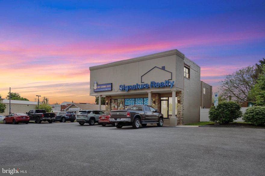 EXCELLENT opportunity to lease Class B office space in a well-recognized building on Wise Ave in the heart of Dundalk. The office is located in the Signature Realty Group building between Dunkin Donuts and CVS directly across from Lynch Manor Shopping Center. Lease includes a private 14x14 furnished office, all utilities, full access to the conference room, kitchen, three separate powder rooms, commercial printer/scanner, waiting area for clients, and advertising on the electronic billboard. For $500/month you'll receive all the benefits of an entire suite for a fraction of the price. No common area maintenance paid by tenant. This opportunity is sure to impress, schedule your tour today!