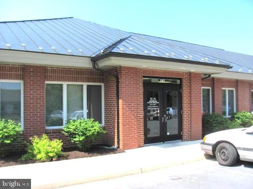 Over 5000 sf of professional office space, close to the hospital.  Floor plan outlines 8+ private offices, 3 bathrooms, break room and conference room.  Highlighted area is finished as a "bullpen" area-plenty of unassigned parking spaces.  Showing to take place during business hours.  Call broker for further details.