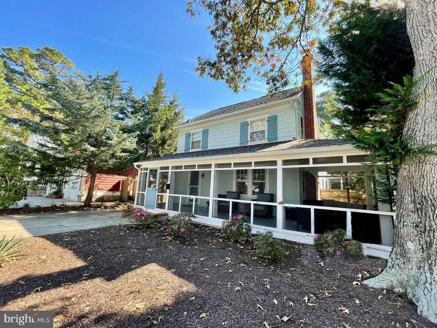 NEW PRICE and what an opportunity!!! Welcome to 108 Laurel St, A Charming Coastal Retreat in South Rehoboth Beach. Discover the timeless appeal of this classic 5-bedroom, 3-bathroom coastal beach house on a RARE OVERSIZED 50 X 157 lot. This property offers abundant space and is just over one block from the iconic boardwalk and pristine beach. As you approach, you'll be welcomed by a large front wrap-around screened porch, perfect for enjoying morning coffee or evening sunsets. Step inside to find a spacious and inviting interior, ready for your personal updates to transform it into your dream beach home. The home also features both a rear screened porch and a deck, providing ample space for outdoor relaxation and entertainment. An outside shower adds to the convenience, ideal for rinsing off after a day at the beach. Highlights of this property include: Expansive living areas with potential for customization, Five generously sized bedrooms, offering comfort for family and guests. Three well-appointed bathrooms, An oversized lot, providing space for potential enhancements such as expansion or an inground pool. Excellent  proximity to boutique shopping, fine dining, and vibrant nightlife of downtown Rehoboth Beach.  This exceptional property is perfect for those looking to embrace the coastal lifestyle. Whether you envision it as a year-round residence, a vacation getaway or an investment property, this beach house offers endless possibilities. Don't miss this unique opportunity to own a piece of paradise in South Rehoboth Beach. See attached list of improvements that have already been done.  Schedule your private tour today and imagine the potential of this coastal gem!